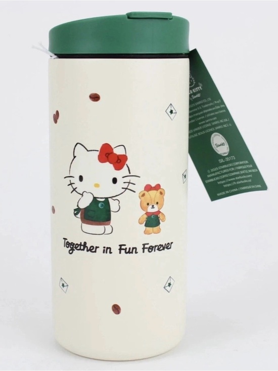 Starbucks Other - Hello Kitty Starbucks 12 oz Stainless Hot/Cold Tumbler w Lid Limited Edition